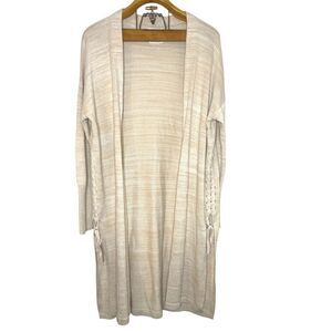 Lysse Isla Midi Wrap Cozycore, Cottagecore Sweater Cardigan Sz: L